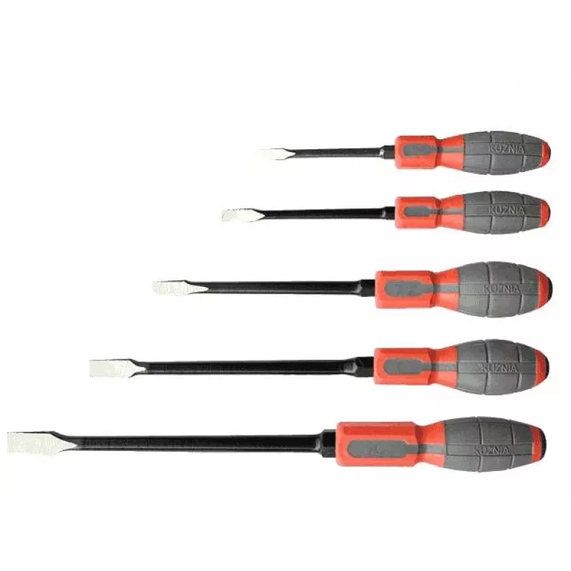 FORGE Juego de destornilladores 5 piezas RWWc 0,8x5,5, 1,0x6,5, 1,2x8,0, 1,6x10, 2,0x13