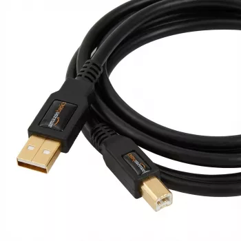 Cable USB-A a B Captiva 80293, 3 m, negro