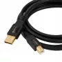 Cable USB-A a B Captiva 80293, 3 m, negro