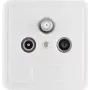 ShiverPeaks BS83905-1SETW BASIC-S toma de antena BK+SAT, 1 dB, juego de 3 salidas, blanco