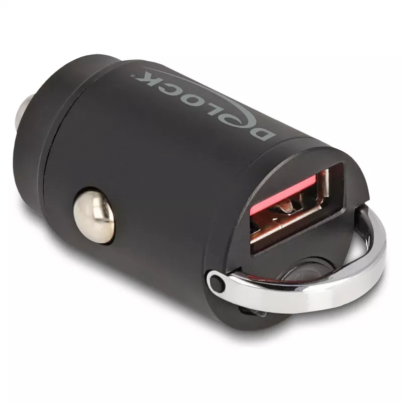 Cargador móvil DeLOCK 64277 universal negro mechero de coche carga rápida coche