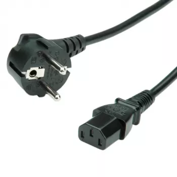 Cable de alimentación VALUE 1,8 m recto conector macho IEC