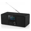 Radio por internet JVC RA-E981B — streaming Wi‑Fi y Bluetooth, DAB+, FM, 2x5W, 40 memorias de emisoras, USB, AUX, pantalla LCD