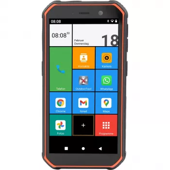 Smartphone Olympia TREK 5,5 pulgadas 3 GB 32 GB negro naranja
