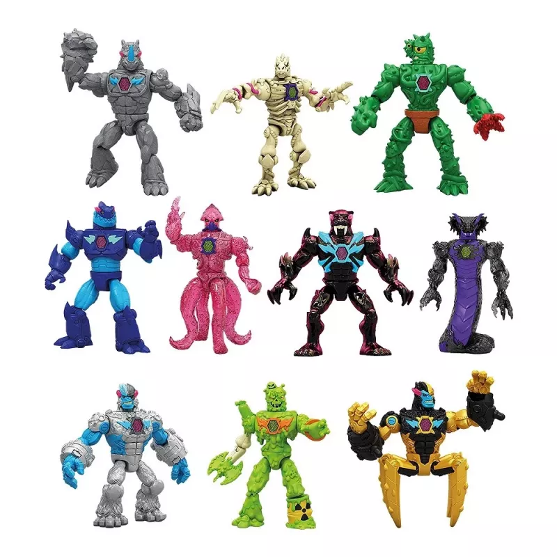 Set de figuras Cobi Mr Beast Lab Hybrids — figuras de acción coleccionables de Cobi