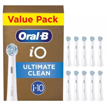 Cabezales de cepillo Oral-B iO Ultimate Clean, blanco, 10 uds.