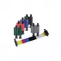 Evolis Cinta de color de medio panel - YMCKO - 1 - amarillo, cian, magenta - cinta - para Evolis Dualys, Dualys3 Basic, Dualys3 Basic Mag, Pebble 4 Basic, Pebble4 Mag, Securion