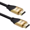 Cable Qoltec 50355 HDMI v2.1 Ultra High Speed 8K | 60Hz | 28AWG | GOLD | 2m
