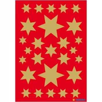 Pegatinas estrellas de 6 puntas HERMA 3927