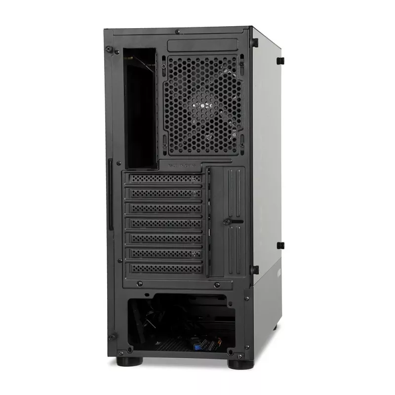 Caja de PC IBOX LUPUS 27 Midi Tower ATX, cristal templado, RGB, 455×200×380 mm, compatible con ATX, GPU hasta 32 cm
