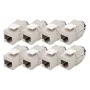 Módulo keystone Cat. 6A Digitus blindado gestor de cables inteligente 8 uds.