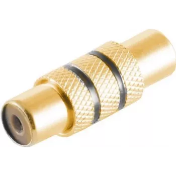 Adaptador ShiverPeaks 57040-MGS RCA (Cinch) hembra a RCA (Cinch) hembra, conector hembra de metal