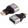 S/CONN adaptador HDMI-C (Mini HDMI), HDMI-A hembra, 8K, metal
