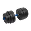 Mancuerna ajustable de betún REBEL ACTIVE con conector 1x20kg
