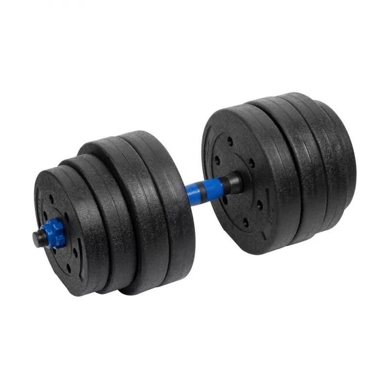 Mancuerna ajustable de betún REBEL ACTIVE con conector 1x20kg