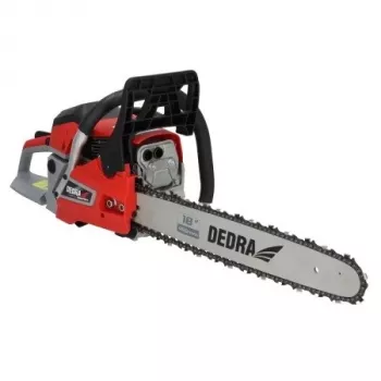 Motosierra de gasolina Dedra DED8718, espada de 45 cm, motor de 2,4 kW