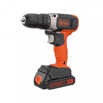 BLACK & DECKER | Taladro atornillador con batería | BCD001C2-QW | 18 V | 2x1,5 Ah | Litio