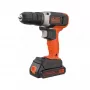 BLACK & DECKER | Taladro atornillador con batería | BCD001C2-QW | 18 V | 2x1,5 Ah | Litio