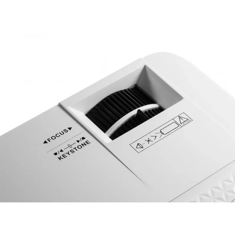 Proyector de tiro estándar Technaxx TX-113 1800 lúmenes ANSI LED 800x480 blanco