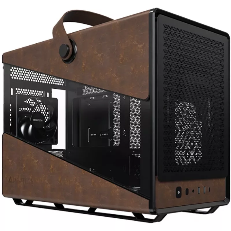 Caja de PC Montech Heritage PRO Midi Tower negra