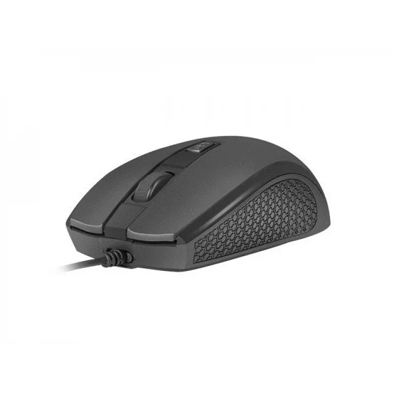 Natec Ratón óptico HOOPOE 2 1600 DPI, USB, negro