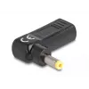 Adaptador DeLOCK USB Type-C conector hembra a HP 4,8 x 1,7 mm conector macho 90° en ángulo