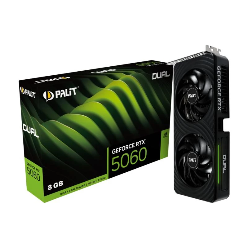Palit GeForce RTX 5060 Dual 8GB GDDR7 Tarjeta gráfica