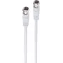 shiverpeaks 1,5 m tipo F cable coaxial 1,5 m tipo F blanco (BS80092-128)