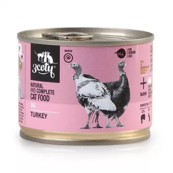 3COTY 34. Pavo Senior - comida húmeda para gatos - 180g