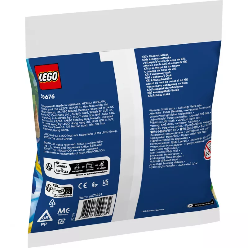 LEGO SONIC THE HEDGEHOG 30676 Ataque de coco de Kiki