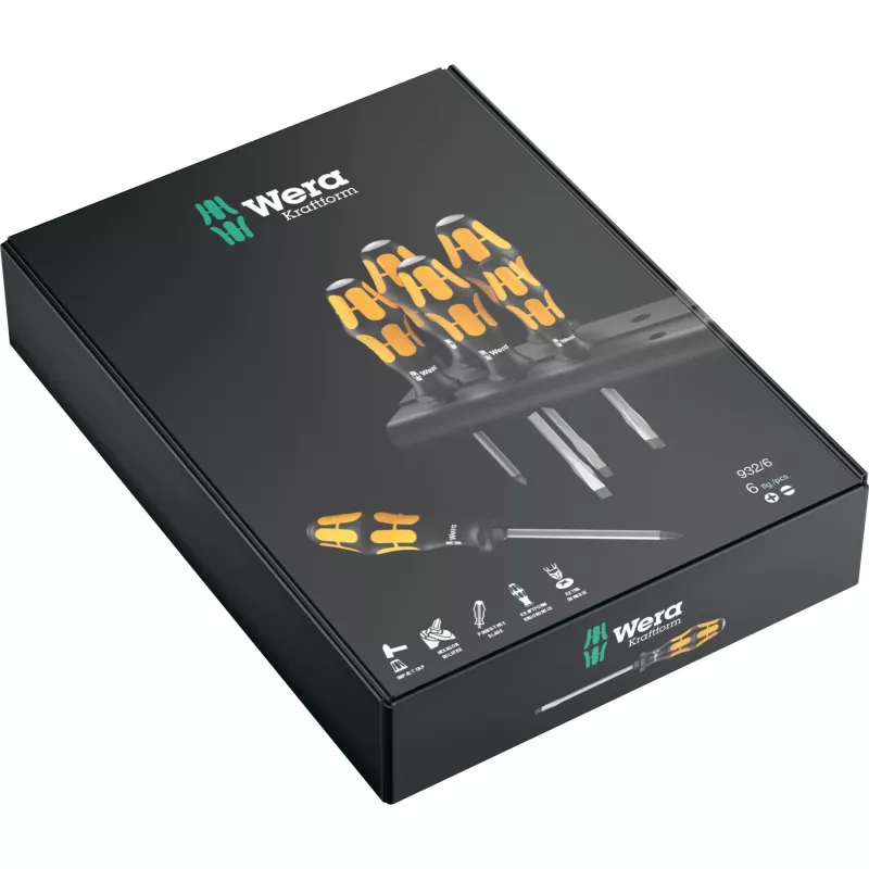 Destornillador Wera 932/6 Kraftform Set Standard