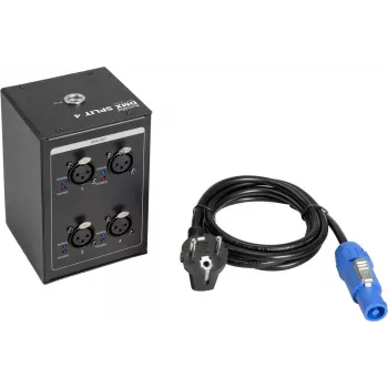 Splitter DMX EUROLITE DMX Split 4 Mini 3 polos con 4 salidas
