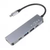 Hub USB-C FIXED FIXHU-MN-GR 5 puertos mini para portátiles y tablets