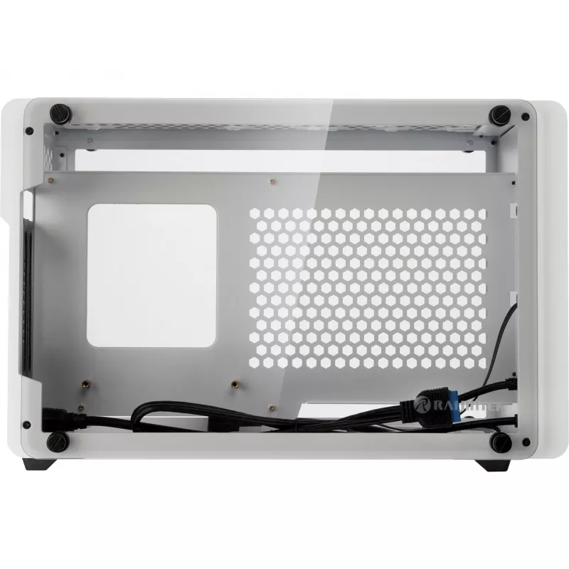 RAIJINTEK Ophion Caja Mini-ITX con cristal templado - Blanco - Caja - Mini-ITX