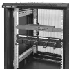 Organizador de cables QOLTEC 54515 1U para racks de 19 pulgadas