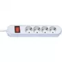 Alargador de corriente Bachmann 381.230K 1.5m 4 salidas AC blanco