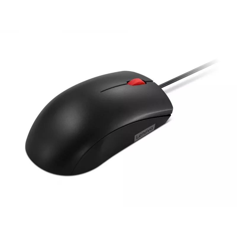 Lenovo 120 GY51L52636 ratón óptico con cable, USB-A, 3 botones, cable de 1,5 m, negro