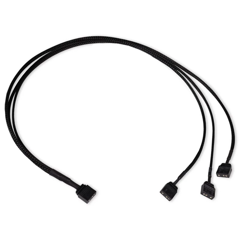 Cable divisor en Y RGB Alphacool 18707 5V negro 600mm