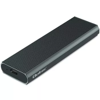 Carcasa M.2 NVMe SSD QOLTEC 52630 – USB 3.1 Gen2 10Gb/s, para unidades M.2 NVMe