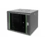 DIGITUS Professional Unique DN-19 09U-6/6-SW - armario - rack de red - apto para montaje en pared - negro, RAL 9005 - 9U - 48,3 cm (19) (DN-19 09U-6/6-SW)