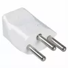Conector macho de red eléctrica Bachmann 910.275 Blanco