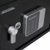 Caja fuerte de pie Yale YSG/200/DB2 — acero, cerradura de combinación, 8,6 L, 310×200×200 mm, negra