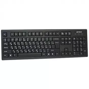 A4Tech KR-85 teclado USB QWERTY US inglés negro