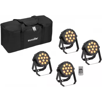 Foco LED PAR EUROLITE 42110204 RGB WW Silent — proyector LED PAR, RGB + blanco cálido