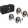 EUROLITE set de 4x LED PARty Spot Silent RGB/WW con bolsa blanda