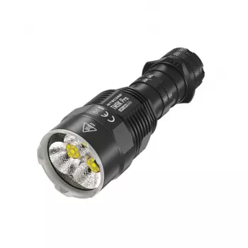 Linterna de mano Nitecore TM9K PRO – 9900 lm, recargable por USB, IP68, 133 mm, 227 g, Aluminio, Negro