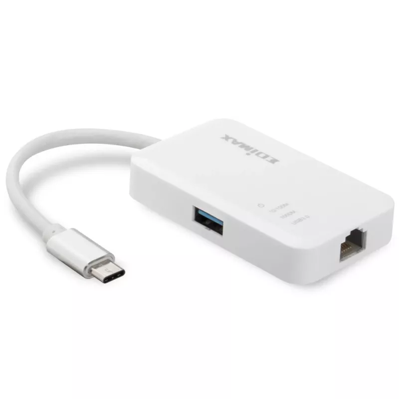 Edimax EU-4308 hub USB-C, 3x USB 3.0 + Gigabit Ethernet