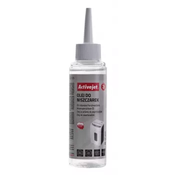 Aceite para destructoras de papel ActiveJet ASO-125 125 ml frasco con aplicador para destructoras de oficina