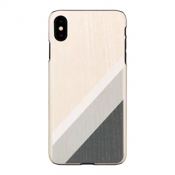 Funda para móvil man and wood para iPhone XS Max — traje gris, negro