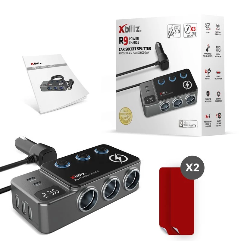 Xblitz R9 POWER CHARGE cargador de coche